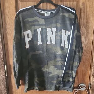Pink Camouflage Sweatshirt